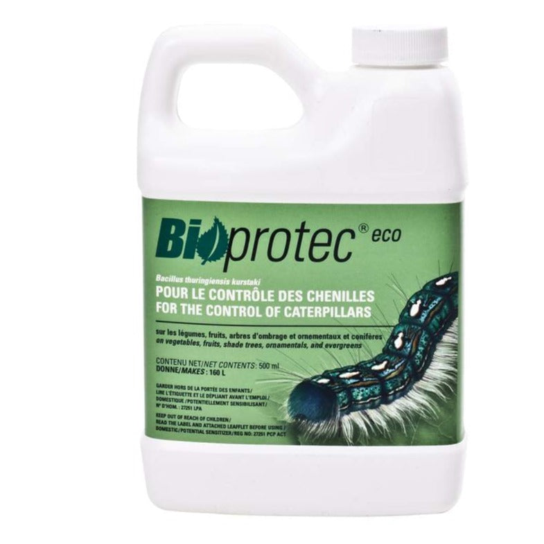 Insecticide chenille BTK Eco concentré Bioprotec 500 ml