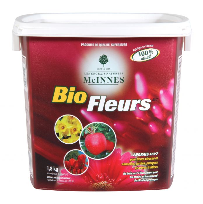 Engrais BIO-Fleurs 4-3-7 (poudre) 1,8 kg MCINNES