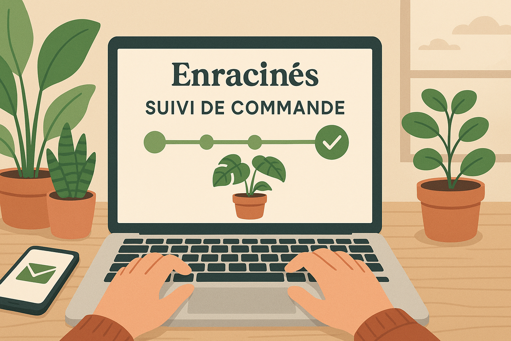 Suivi pour votre commande de plantes chez Enracinés !