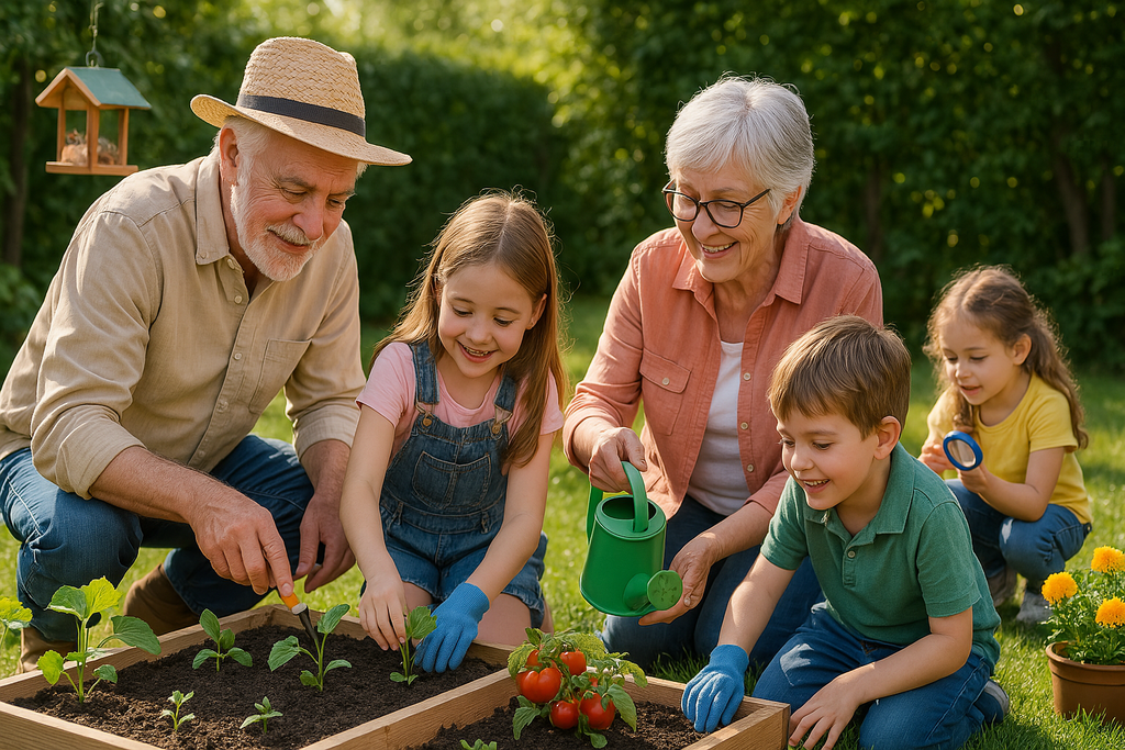 Transmettre l’amour du jardinage à ses petits-enfants : 5 idées d’activités en famille