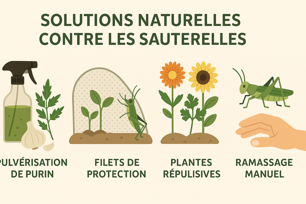 Comment contrôler les sauterelles au jardin et au potager