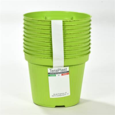 Pots plastique vert pq de 10