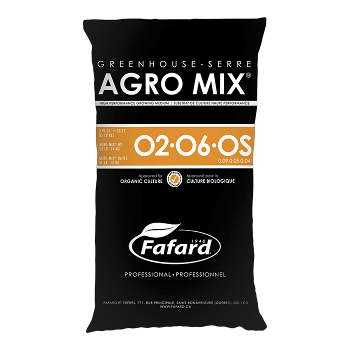 Agro-mix O6 Terreau biologique 85 L aéré de Fafard