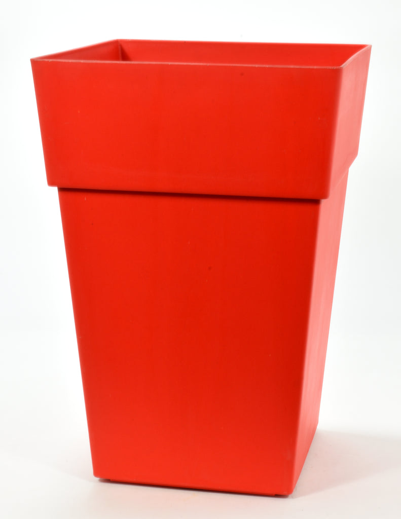 Pot carré allongé en plastique (diff. formats et couleurs)