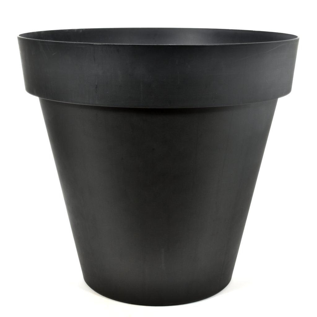 Pot rond en plastique (diff. formats et couleurs)