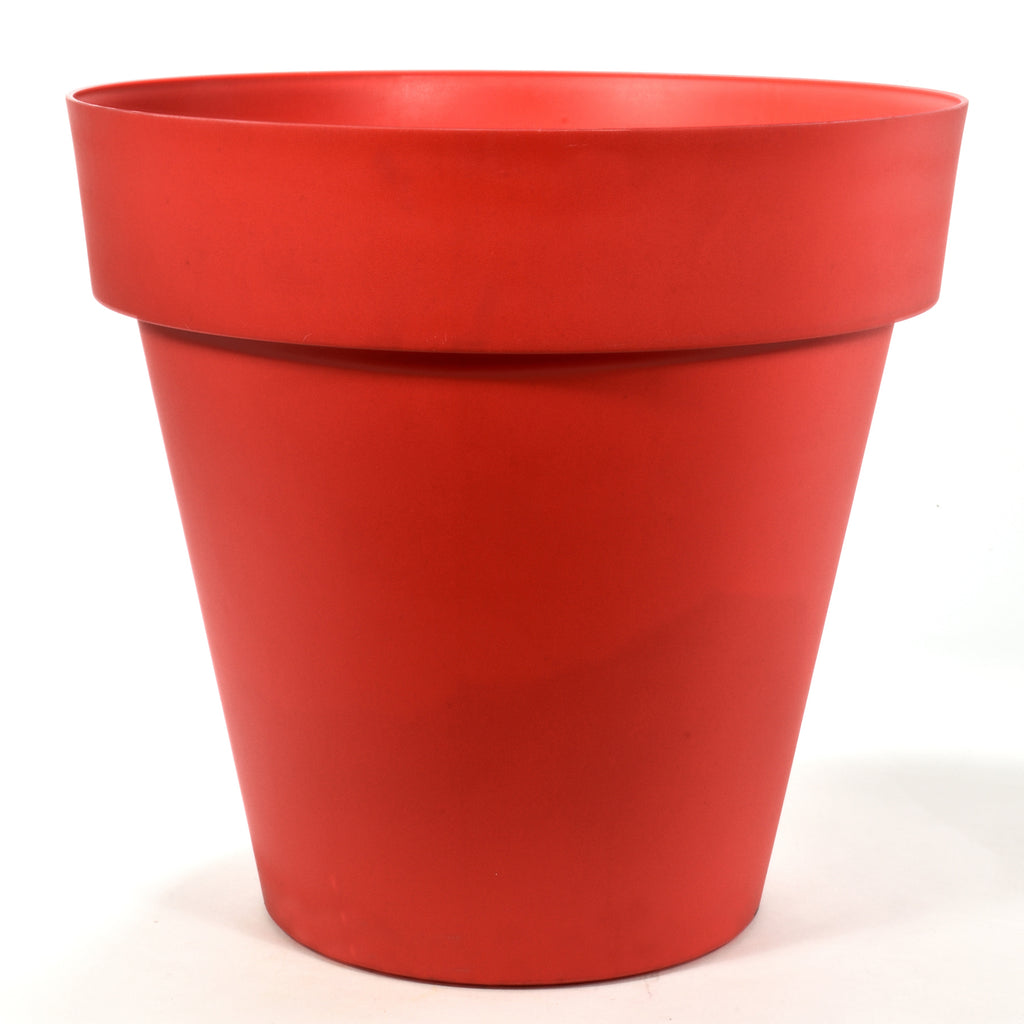 Pot rond en plastique (diff. formats et couleurs)